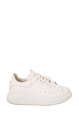 Alexander McQueen White Leather Sneaker Size 40