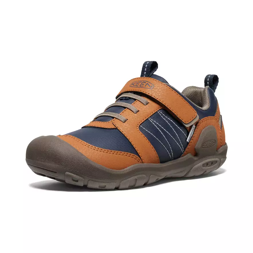 Big Kids' Knotch Peak Sneaker  |  KEEN Maple/Sky Captain