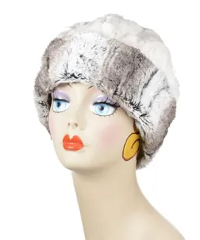 Birch with Cuddly Ivory Luxury Faux Fur Beanie Medium