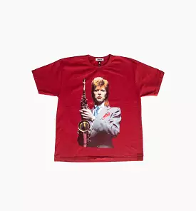 Bowie Sax Sells Short Sleeve Tee Mens T-shirt - Red