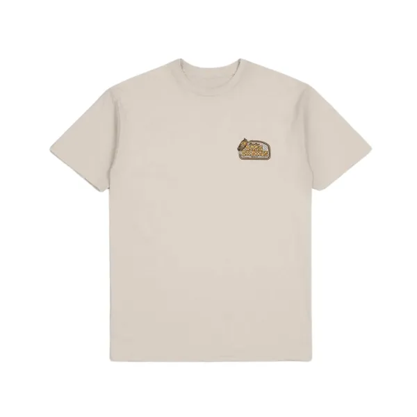 Brixton Bass Brains Boat S/S T-Shirt - Cream