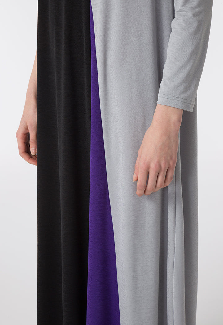 Colorblock Abaya