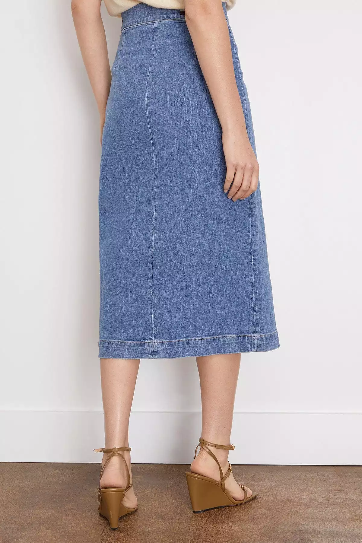 Curtis Skirt in Indigo Clair