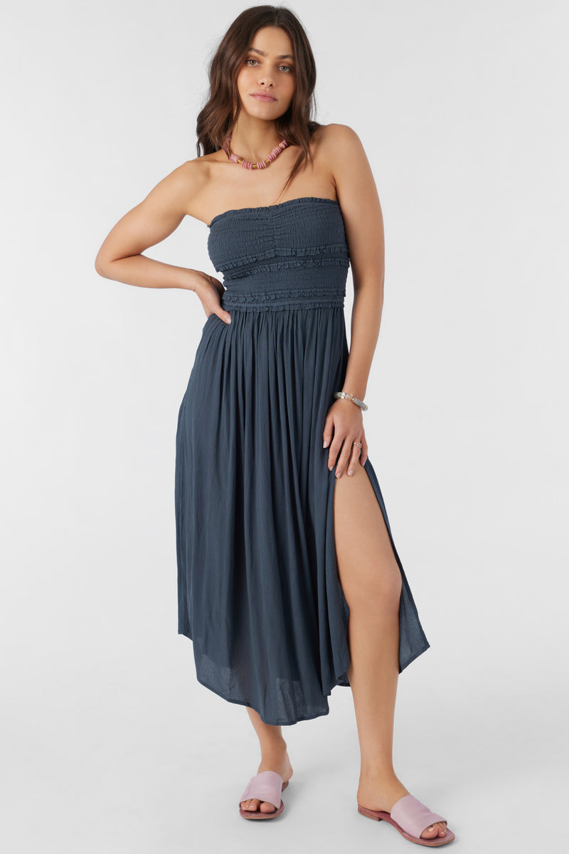 Devyn Strapless Midi Dress