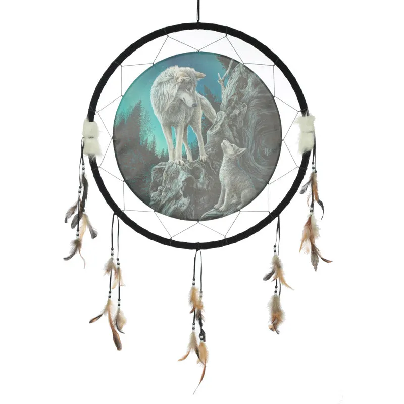 Dreamcatcher (Large) - Lisa Parker Guidance Wolf DCPA04X