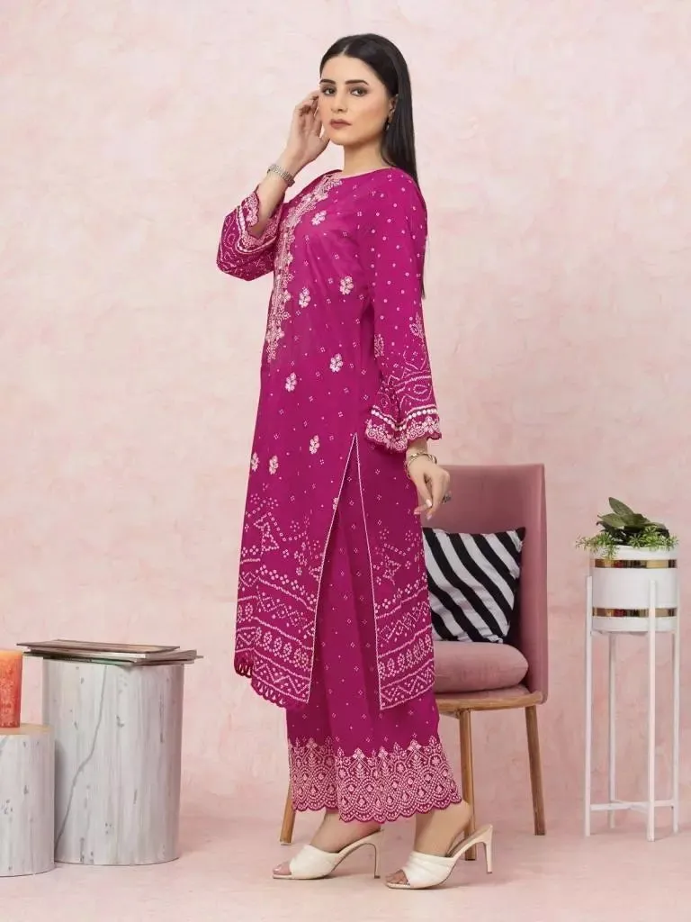 edenrobe Premium Festive Unstitched Lawn 2Pc Suit EWU22V1-26536