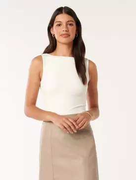 Eleni Vegan Leather Mini Skirt