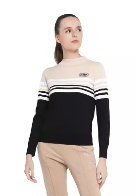 ELLE Active Round Neck Knit Sweater