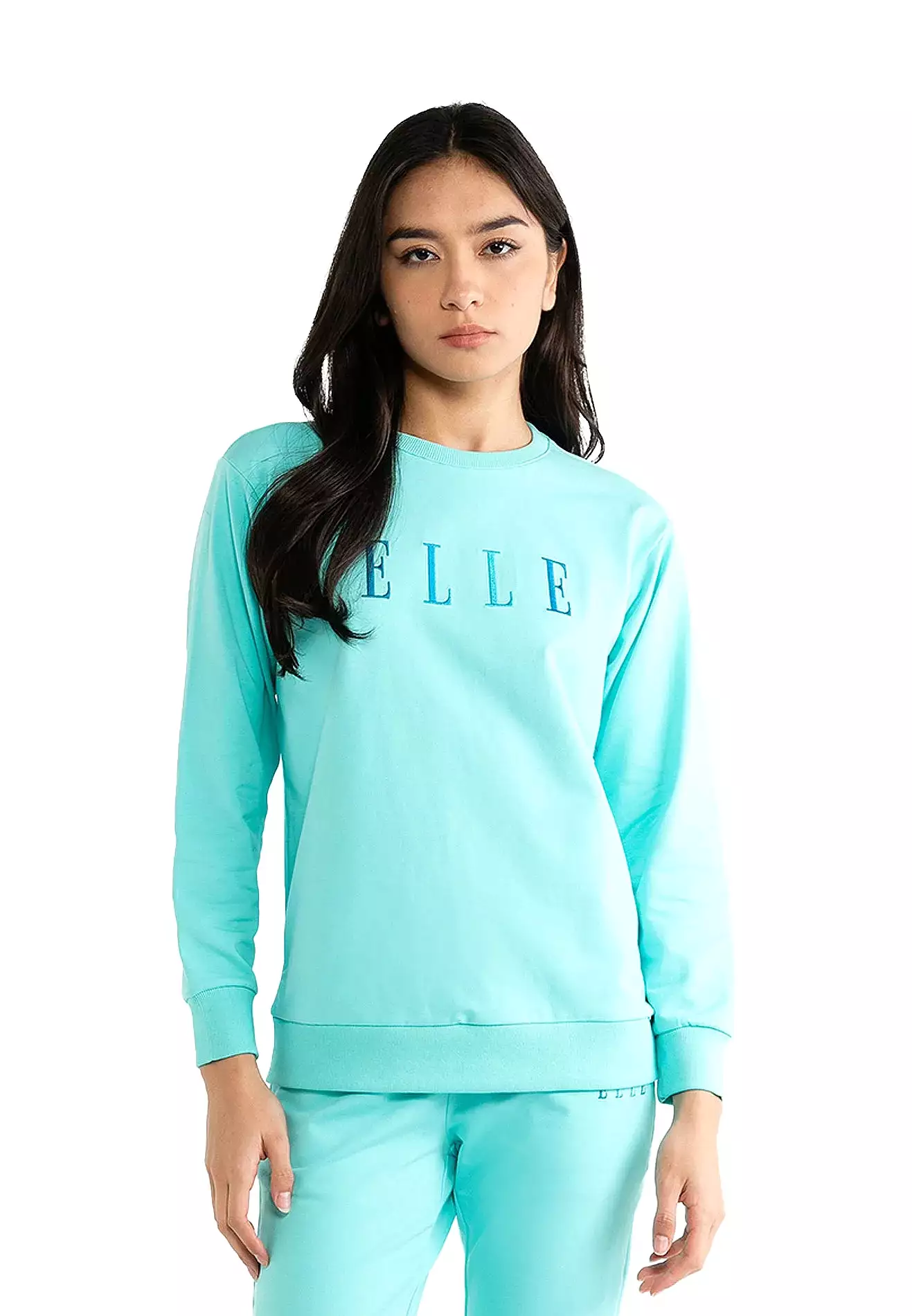 ELLE Active Solid Classic Logo Sweater