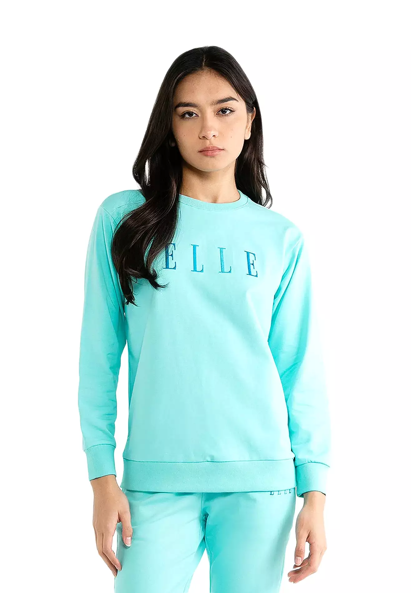 ELLE Active Solid Classic Logo Sweater