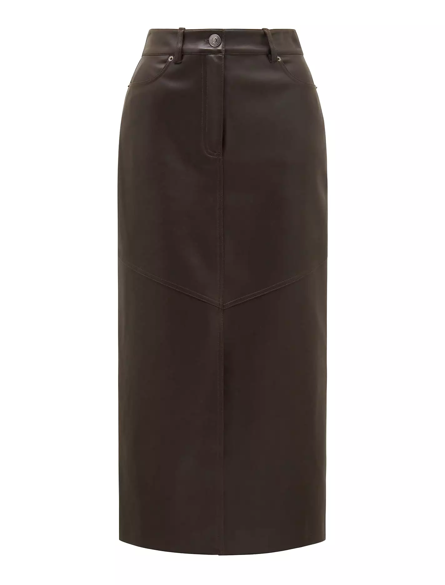 Elodie Vegan Leather Midaxi Skirt