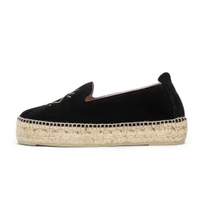 ESPADRILLAS PALM SPRINGS RICAMO OCCHIO/LUNA Woman Black 