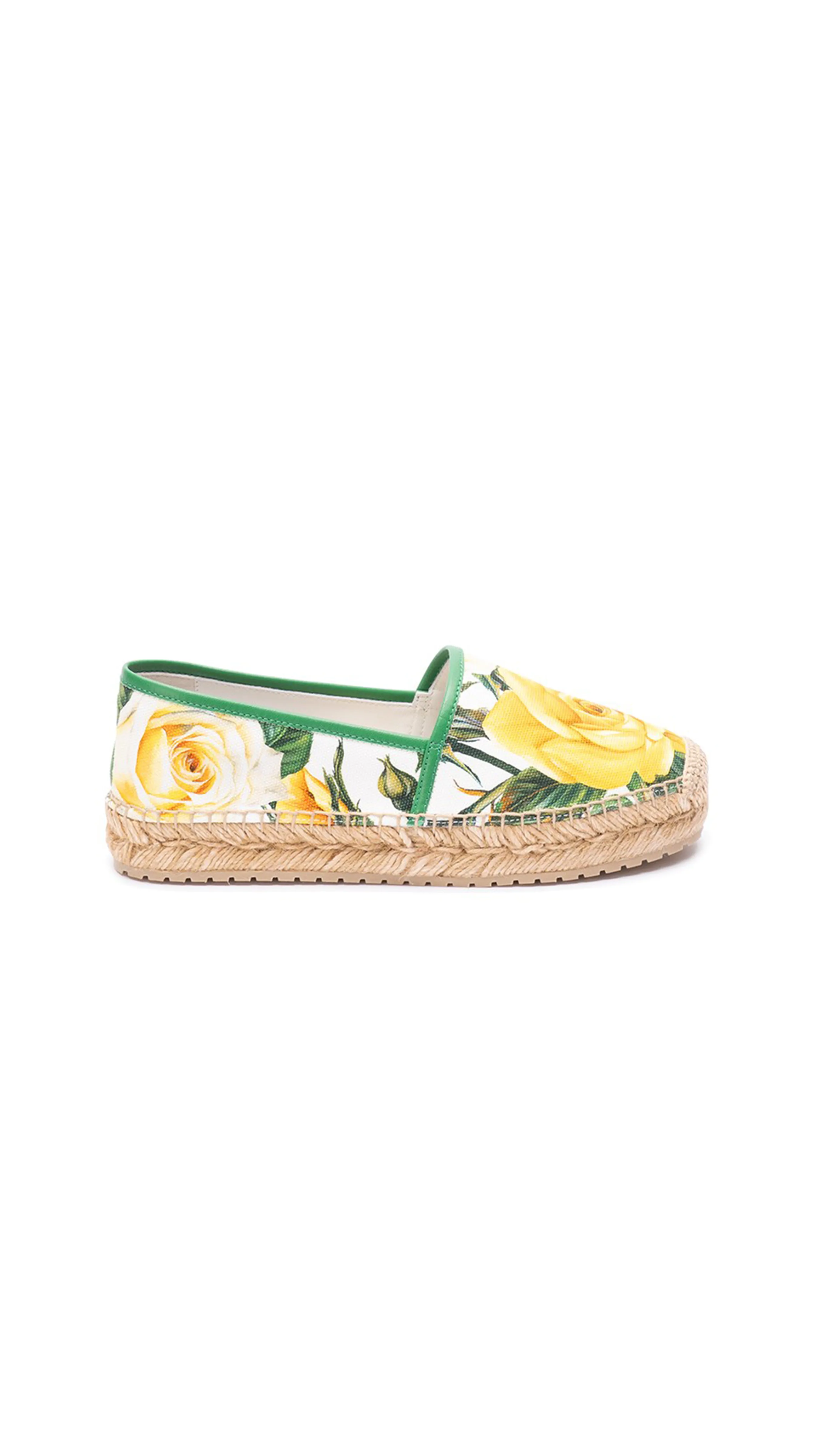 Flower Power Print Wedge Espadrilles - Multicolour