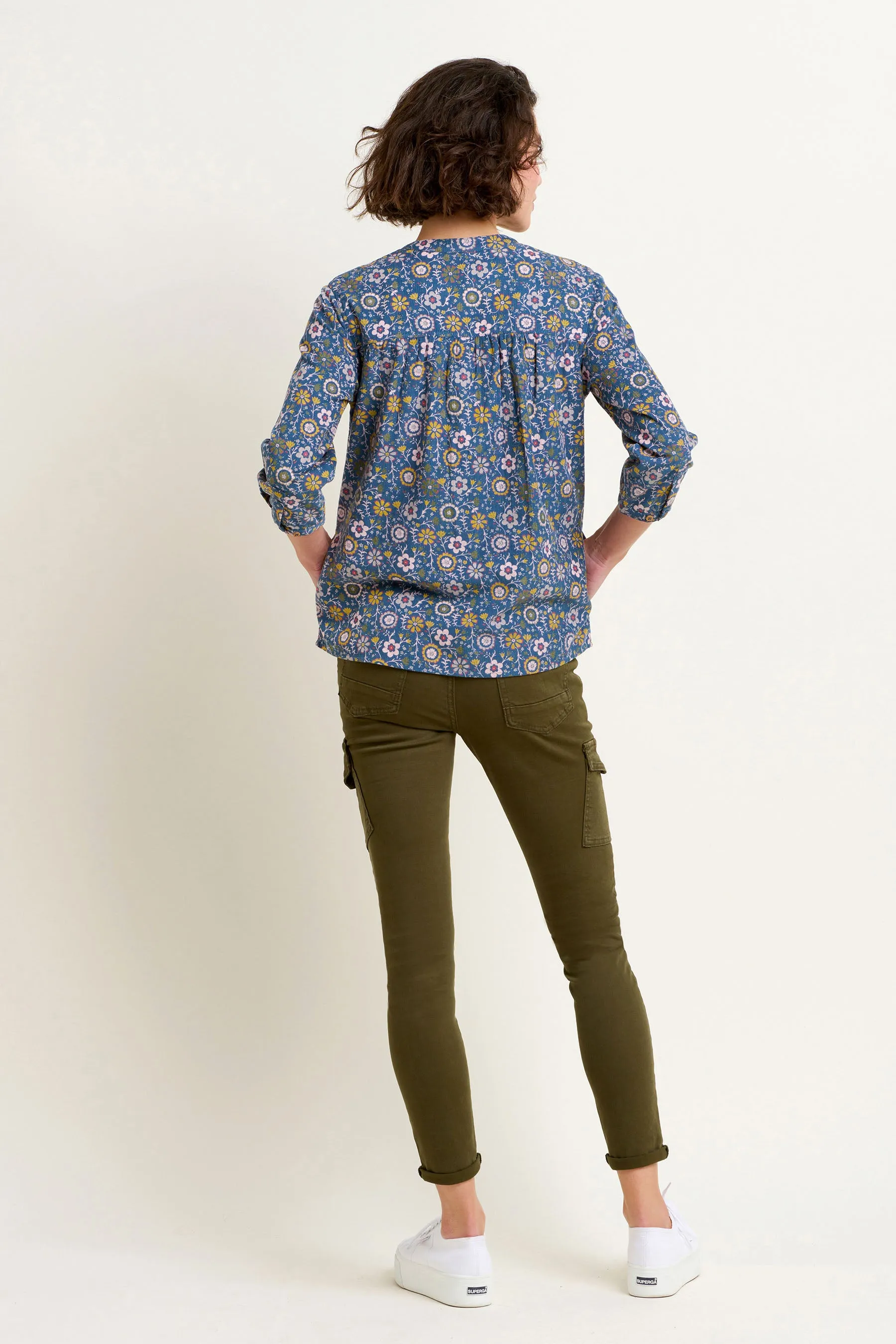 Folk Floral Cord Shirt