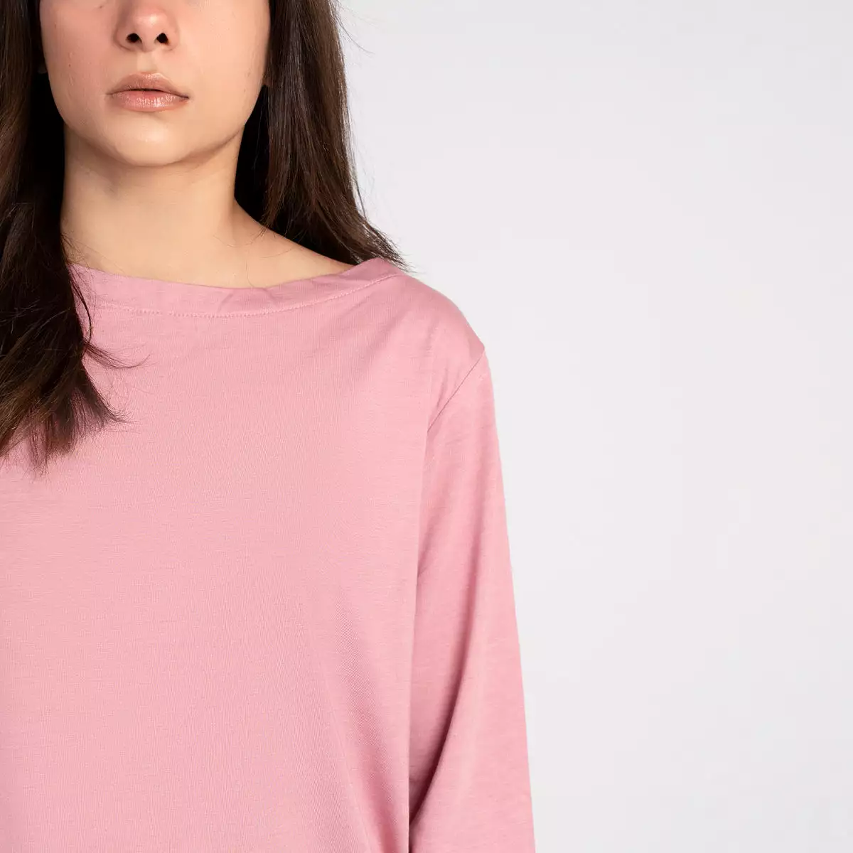 Full Sleeve Boat Neck T Shirt - HSSW1230001