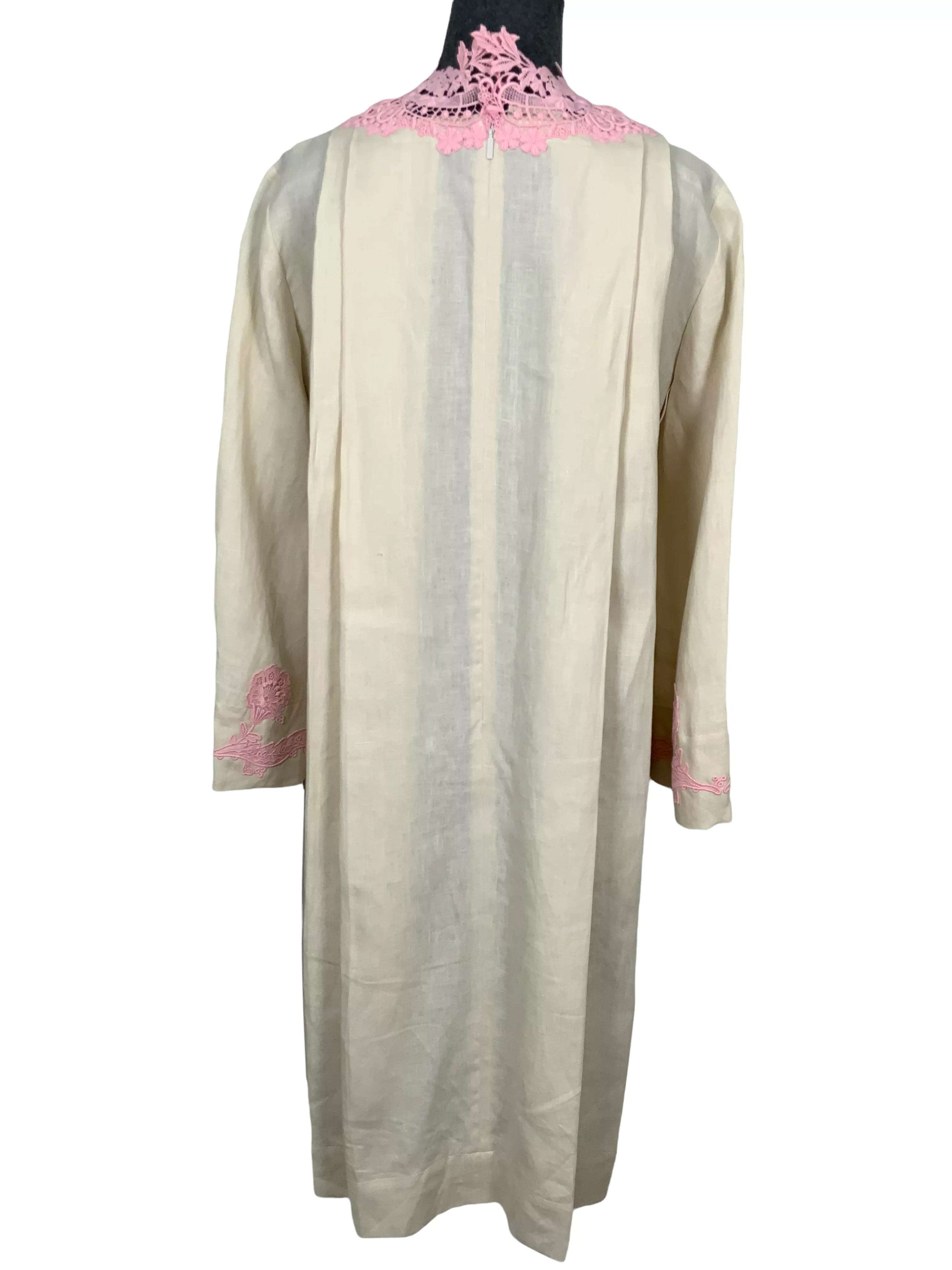 Gucci Linen and Lace Kaftan Dress Size S