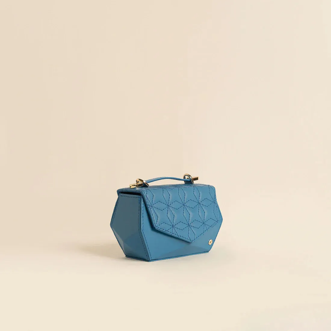 Hexella Clutch Azure Blue