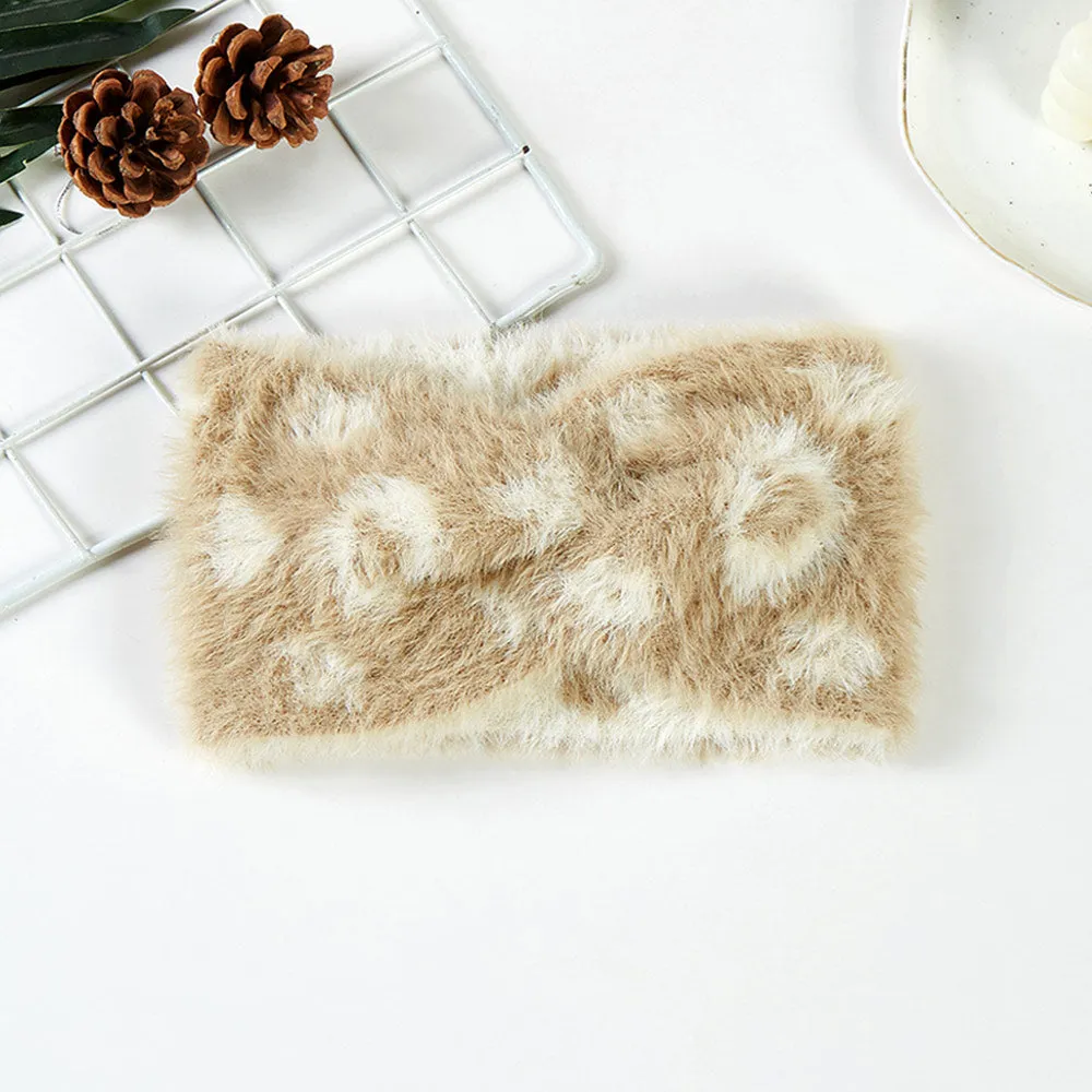 iLLASPARKZ Patterned Faux Fur Earmuff Headband