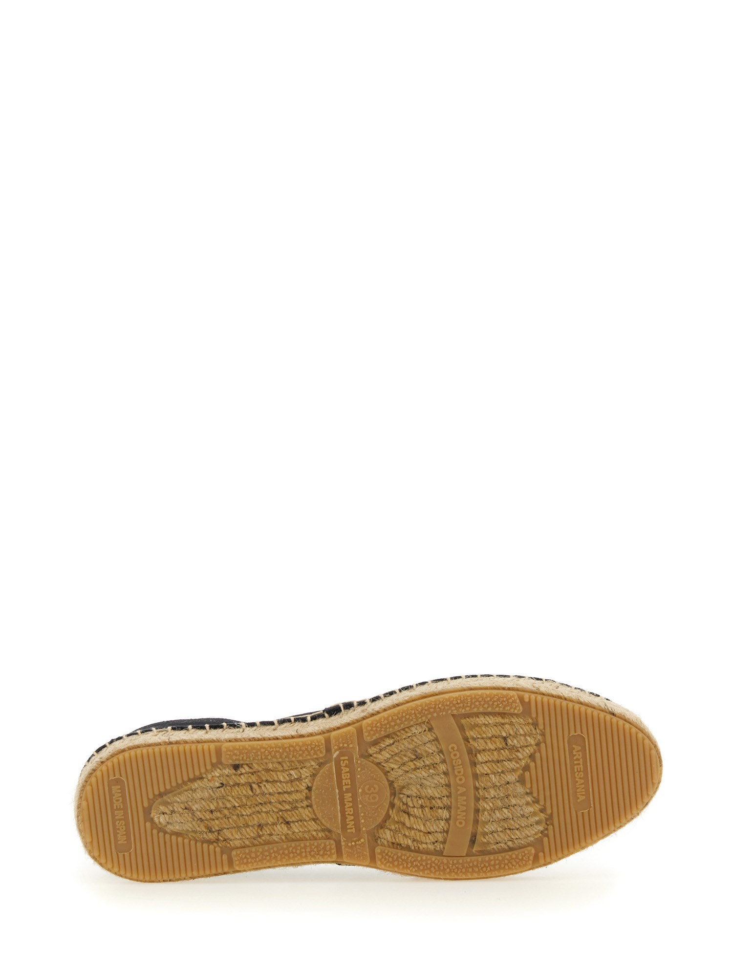 ISABEL MARANT    COTTON CANVAS ESPADRILLES WITH LOGO