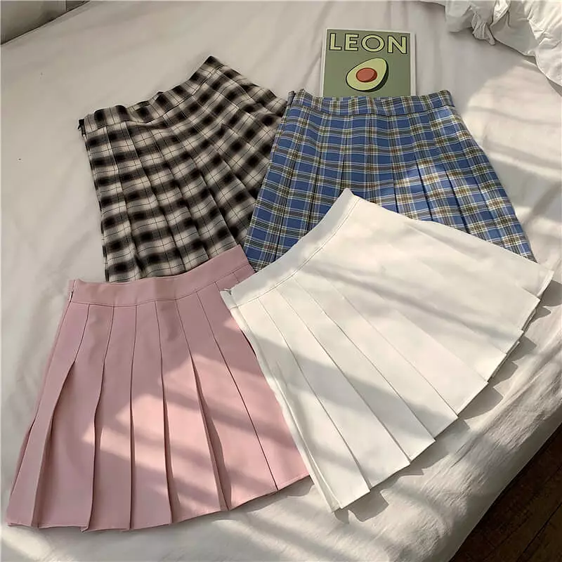 JAPANESE CUTE BM STYLE PLEATED SKIRT BY61206