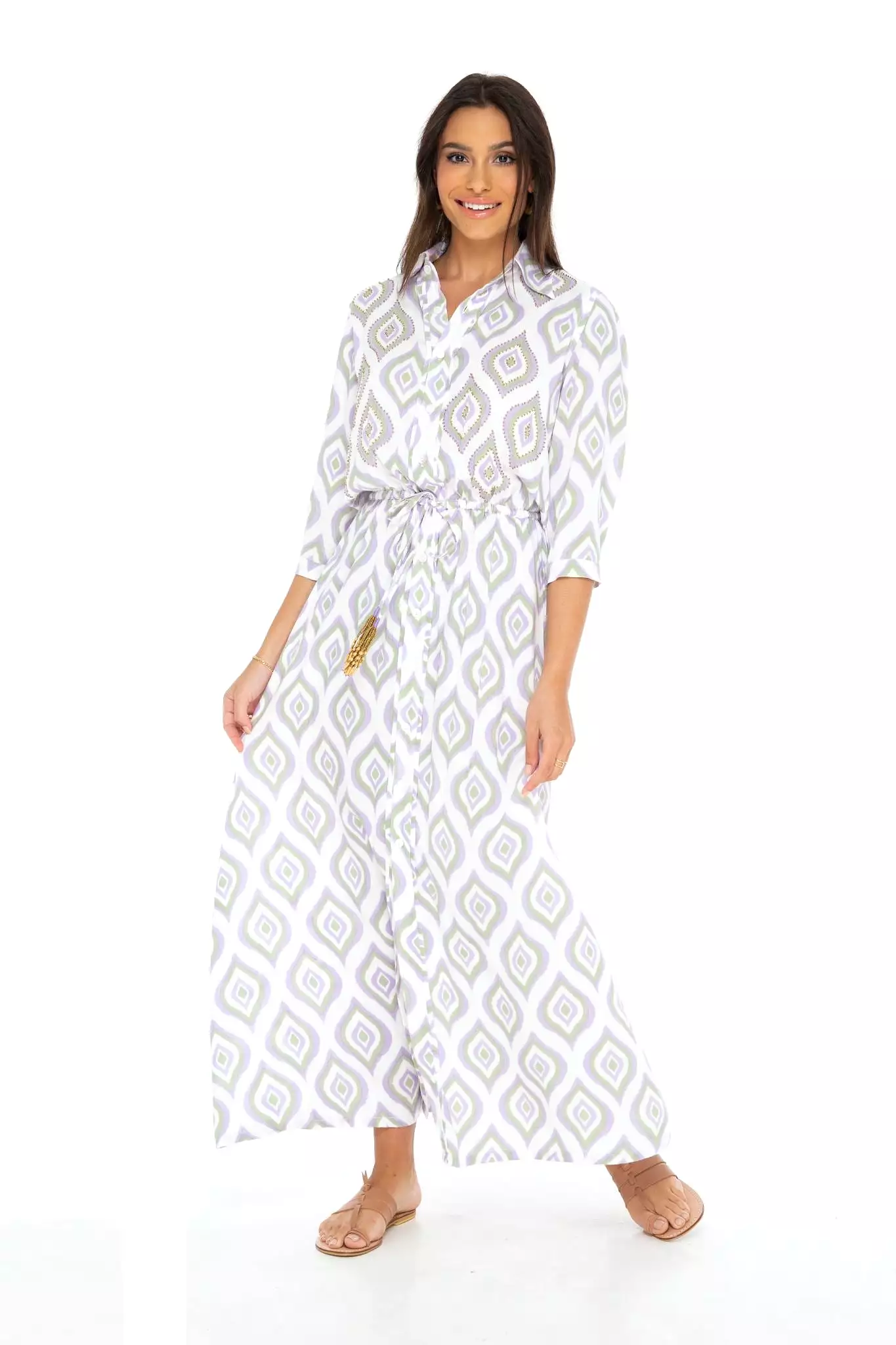 Java Long Shirt Dress