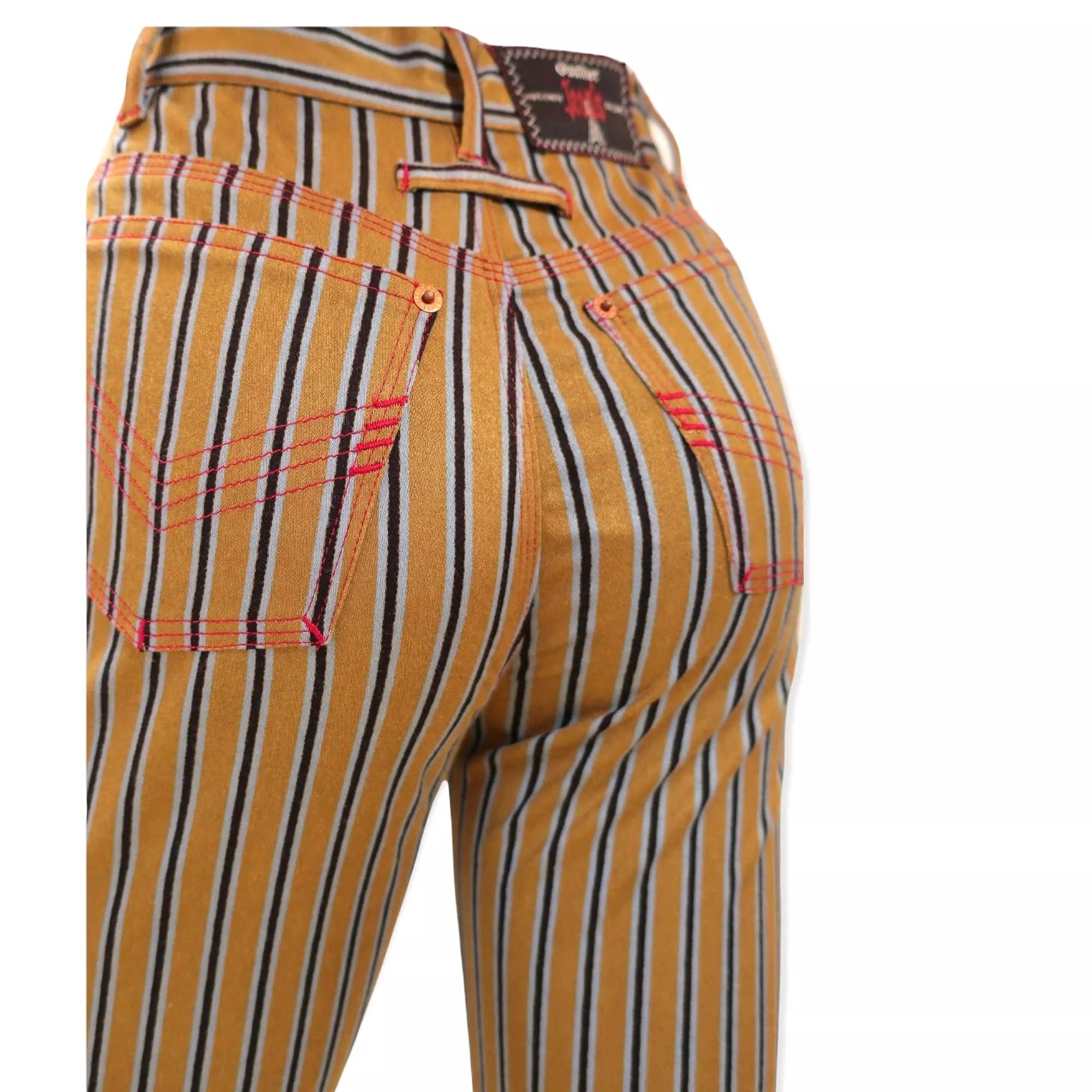 Jean Paul Gaultier Striped Jeans