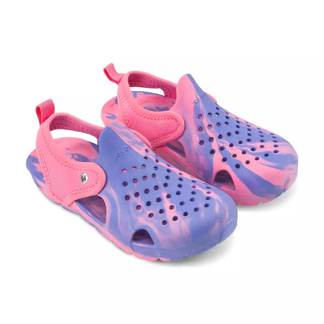 Joybees Blue Iris/Soft Pink Toddler Creek Sandal