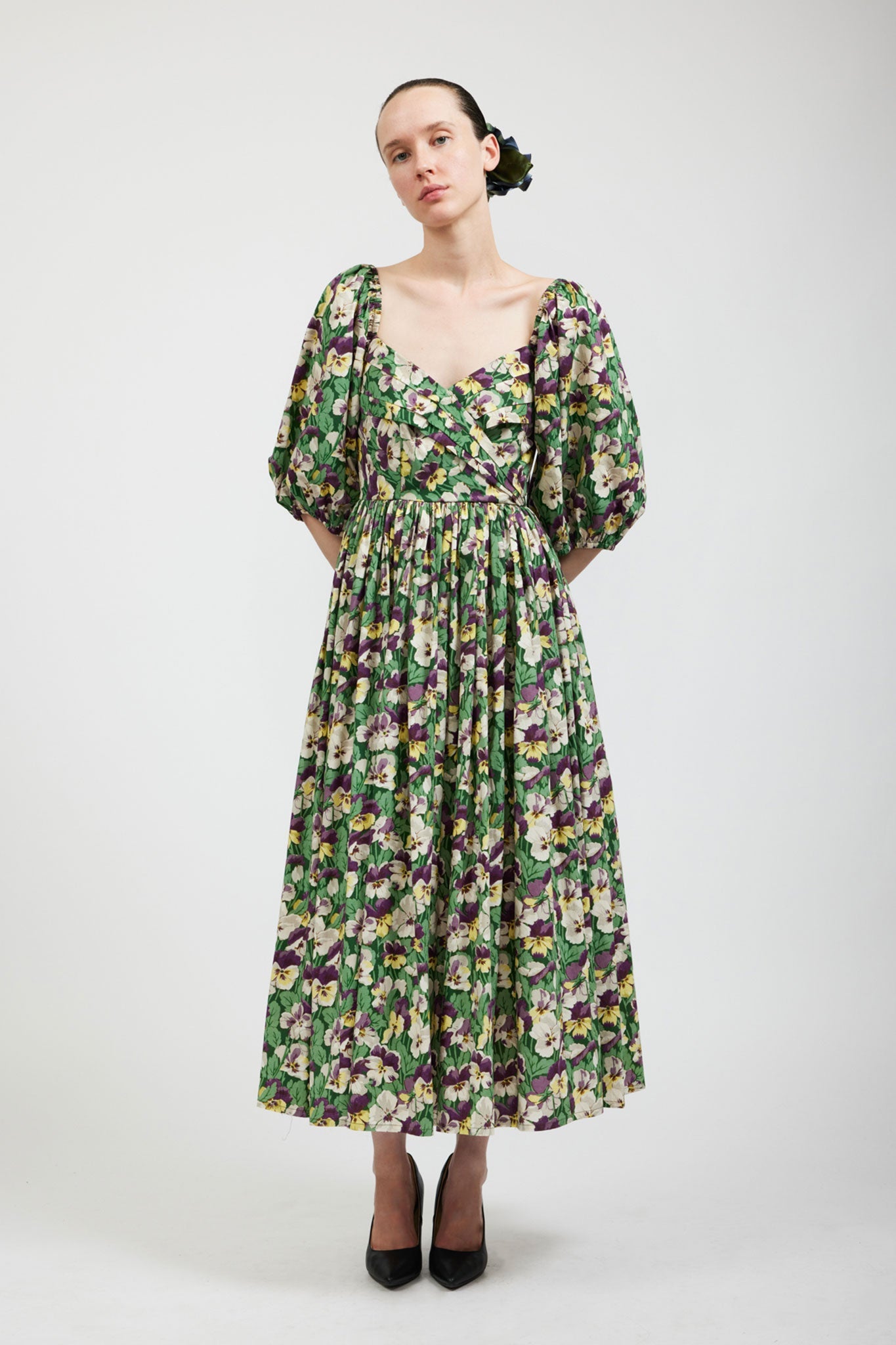 Laura Ashley x BATSHEVA Fells Dress in Sutterton