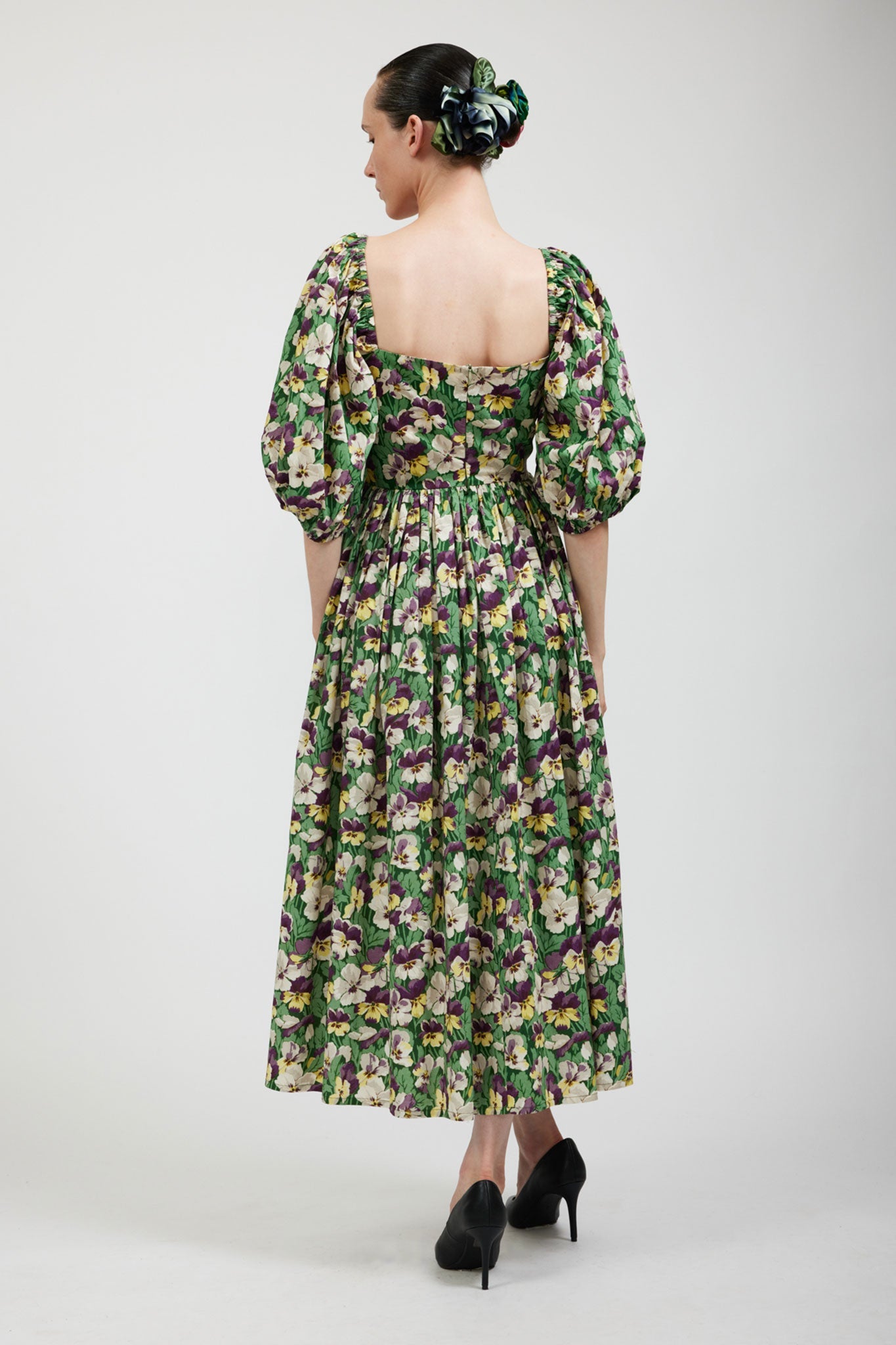 Laura Ashley x BATSHEVA Fells Dress in Sutterton