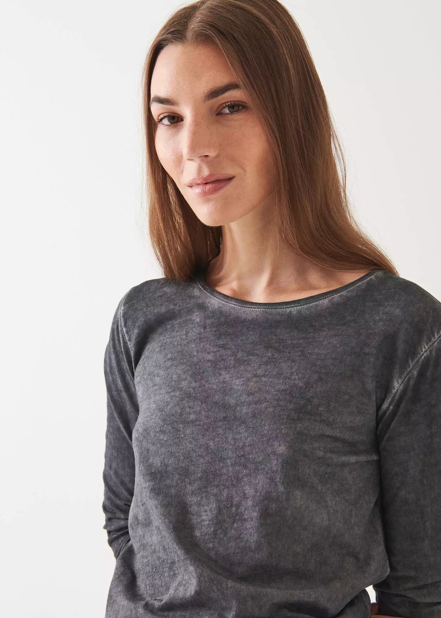 LIGHTWEIGHT PIMA COTTON SUBLIME LONG SLEEVE T-SHIRT