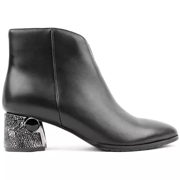 LORETTA VITALE Black Leather Boot