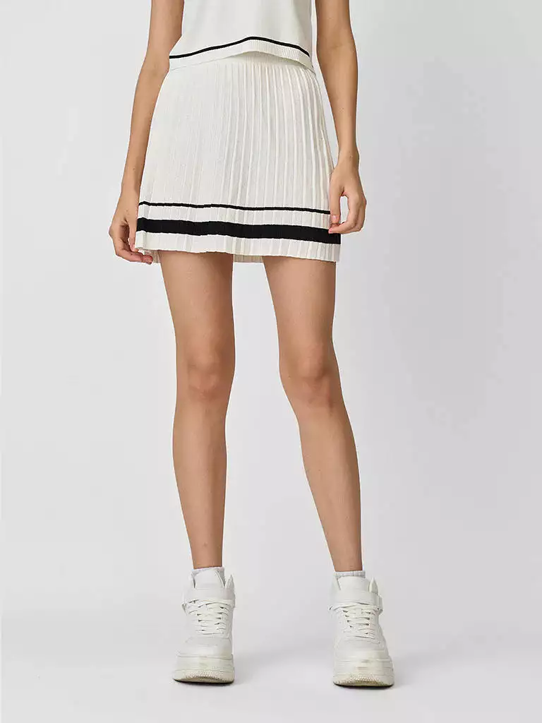 MINUS1 GOLF KNITTED SKIRT