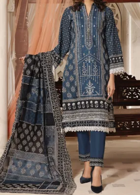 Misri By VS Textile Embroidered Lawn Unstitched 3 Piece Suit - VS24MDE 206