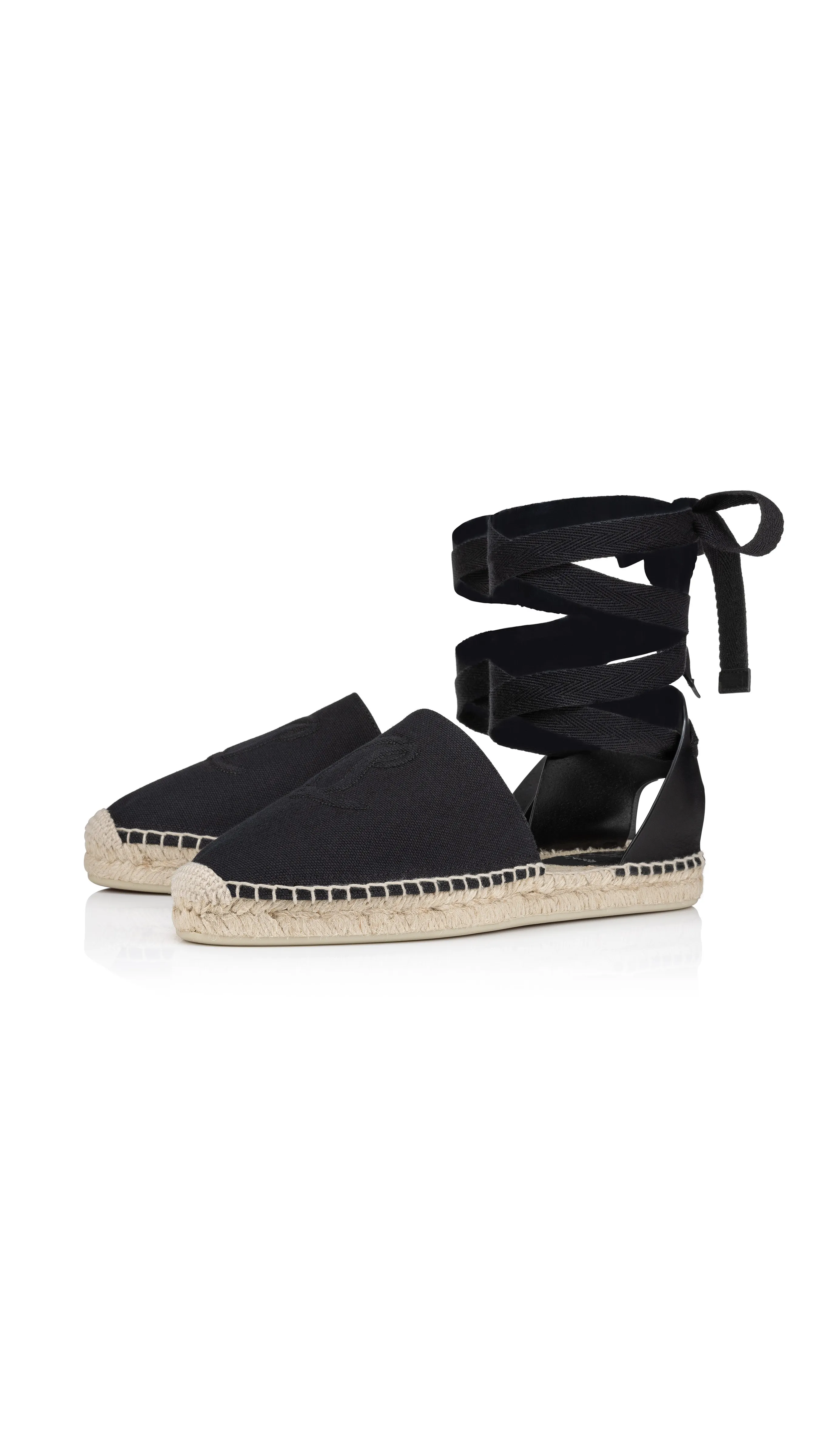 Nanou Lace Espadrilles - Black