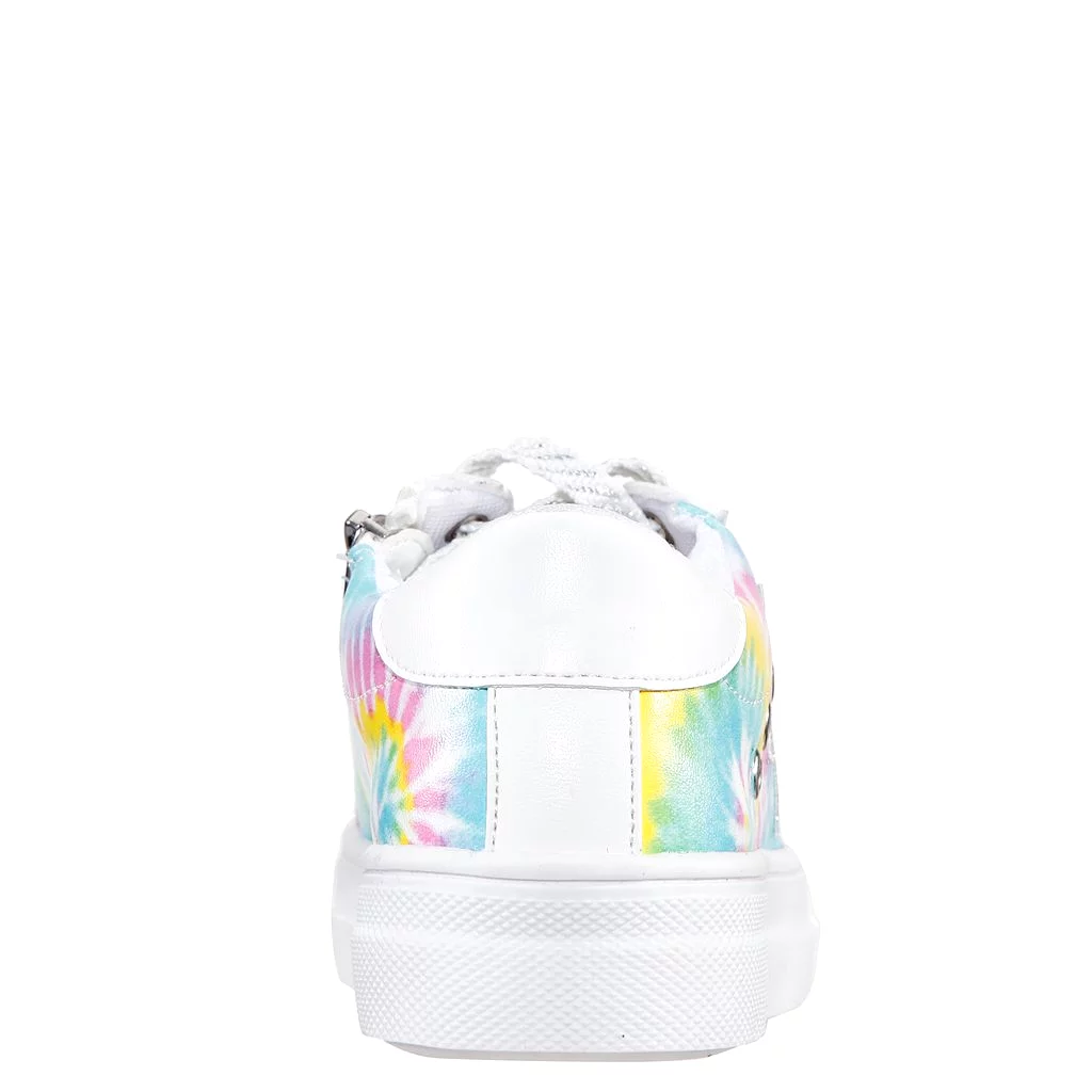 Nina Girls multi tie dye star lizzet sneaker