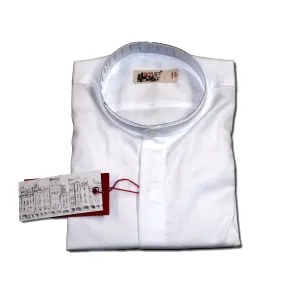 Nove SS Mandarin Shirt w/ Hidden Buttons