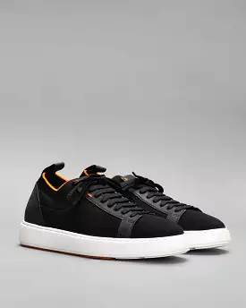 Nubuck Stretch Knit Sneaker