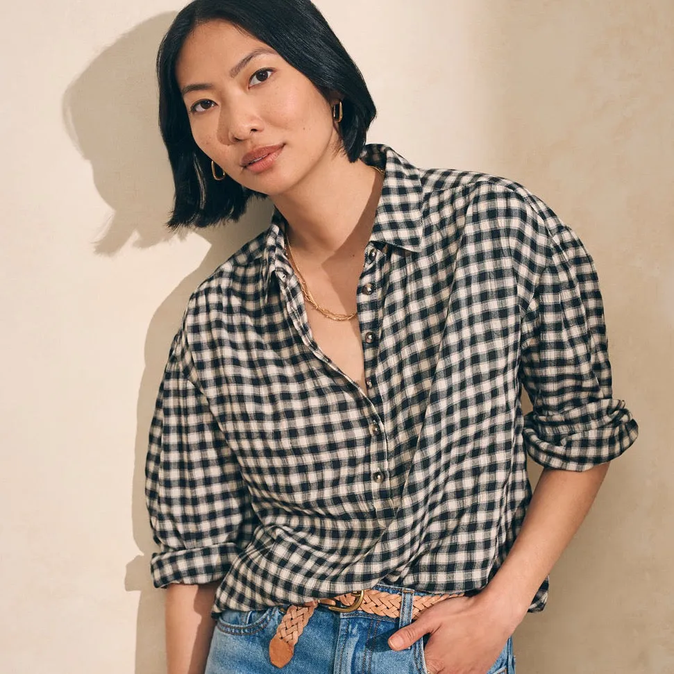 Olli Top - Moonlit Gingham