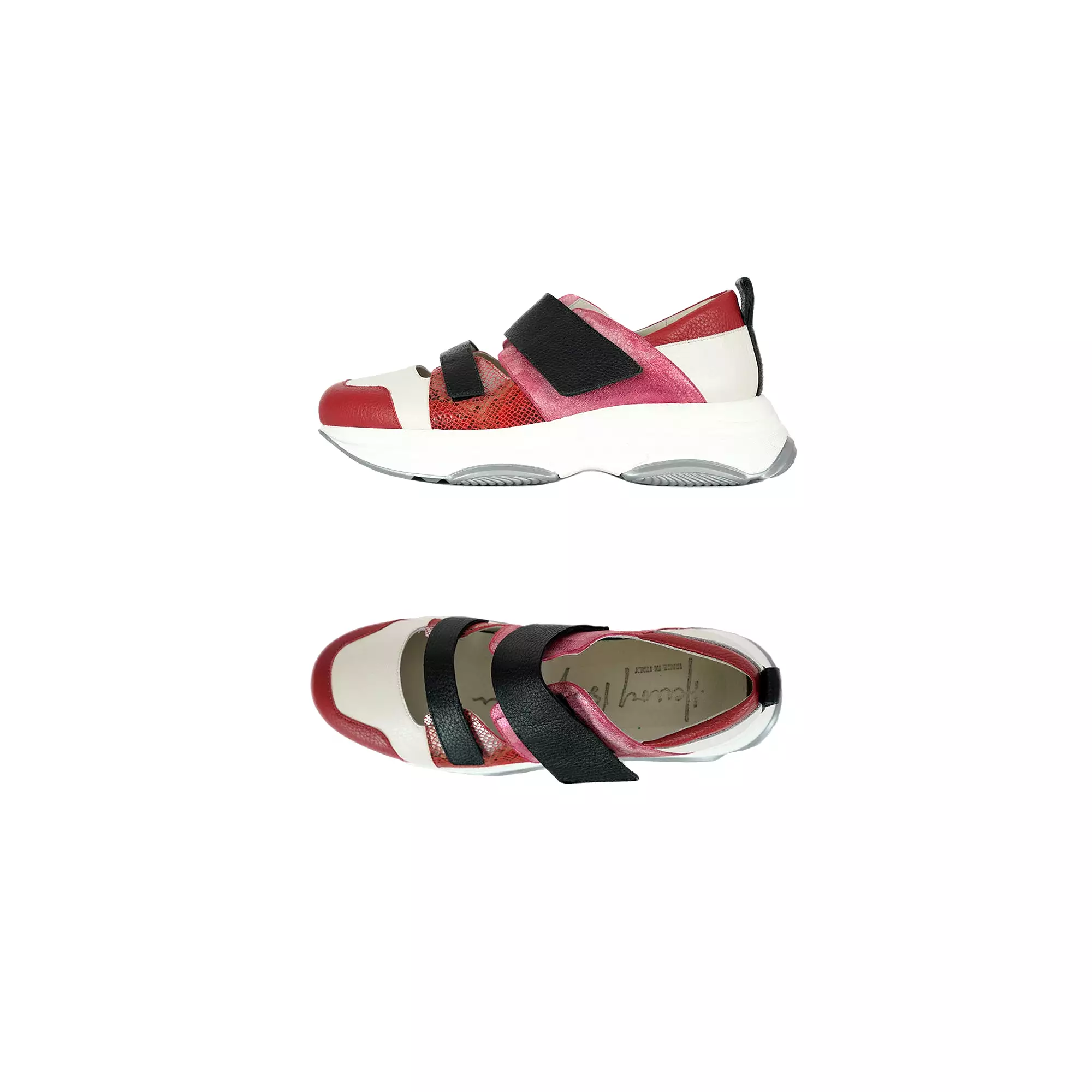 Open-Air Sneaker Cervo/Metal Sport Red