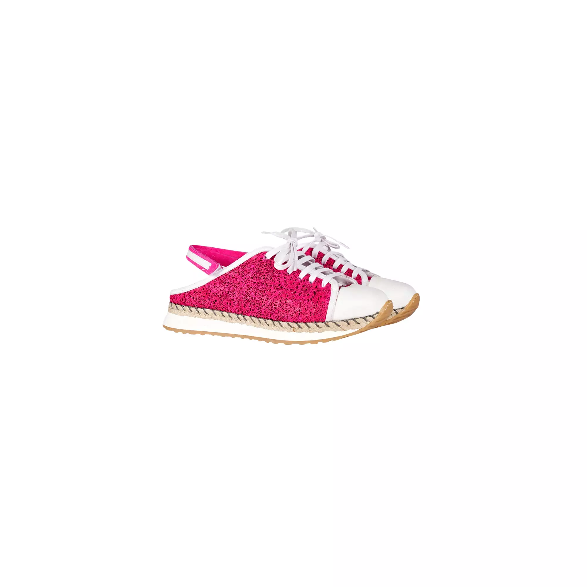 Open Back Sneaker Burano Fuchsia