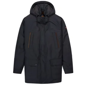 Paul & Shark Typhoon 200000 Twill and Faux Fur Parka Navy