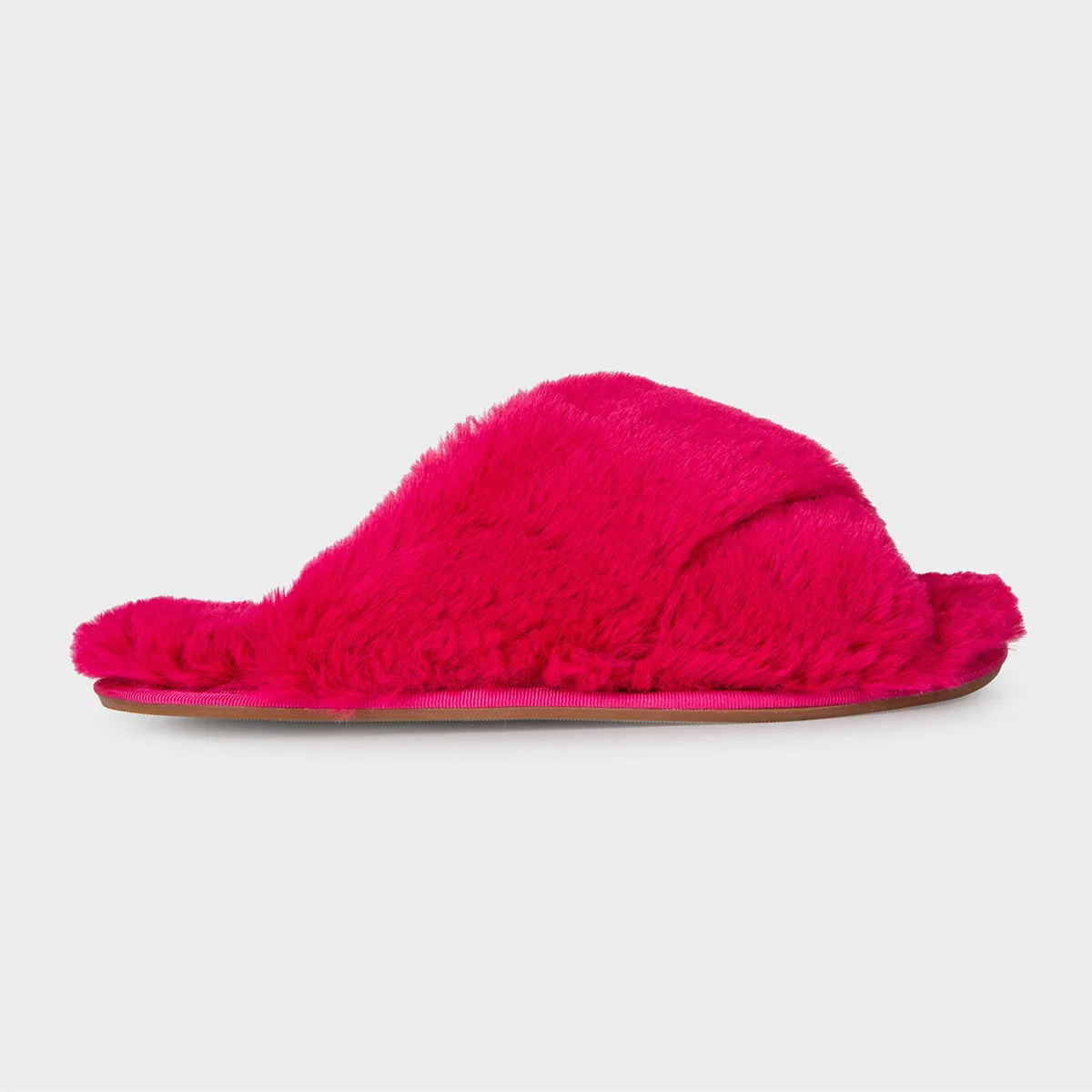 Paul Smith - Women's Faux Fur Slippers in Fuchsia