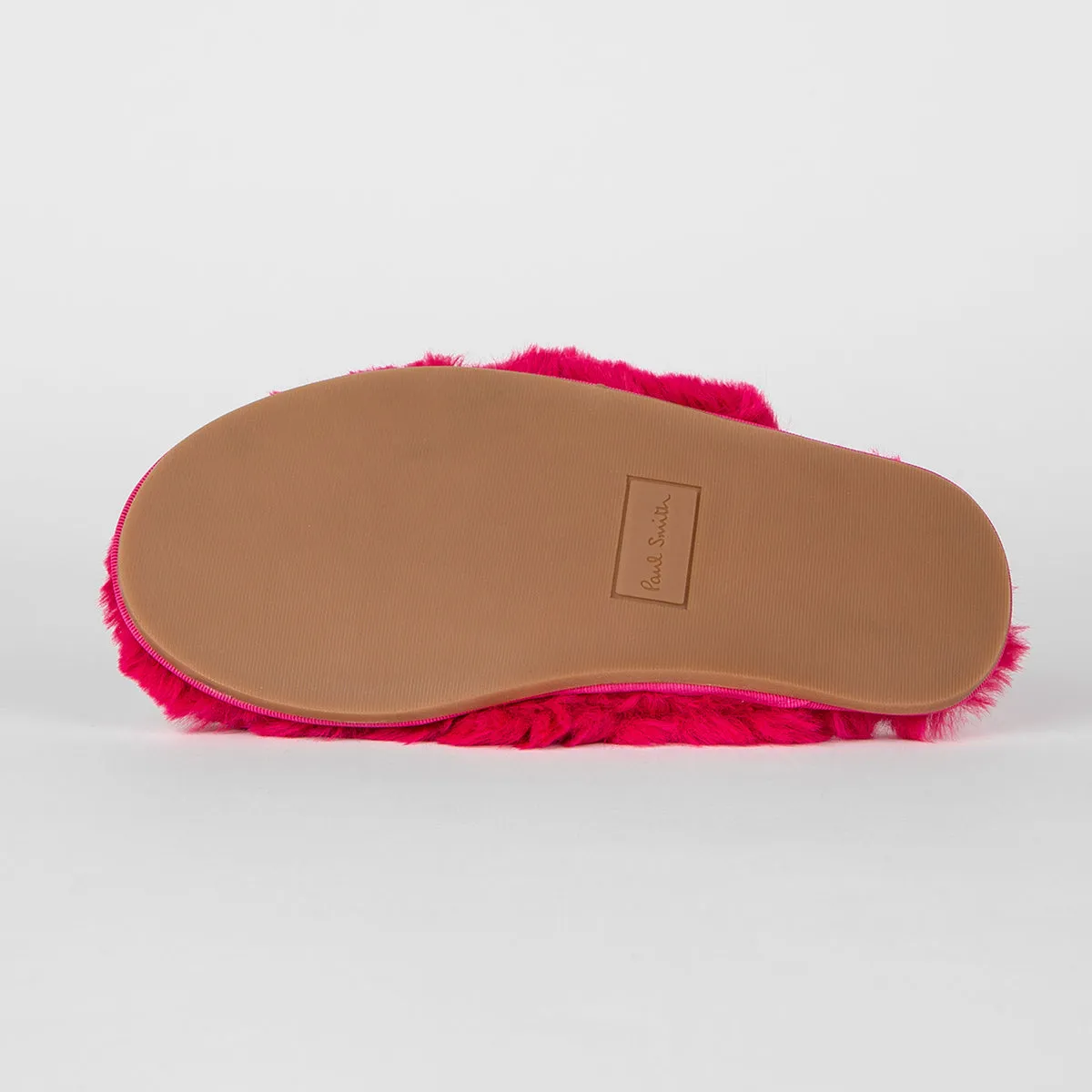 Paul Smith - Women's Faux Fur Slippers in Fuchsia