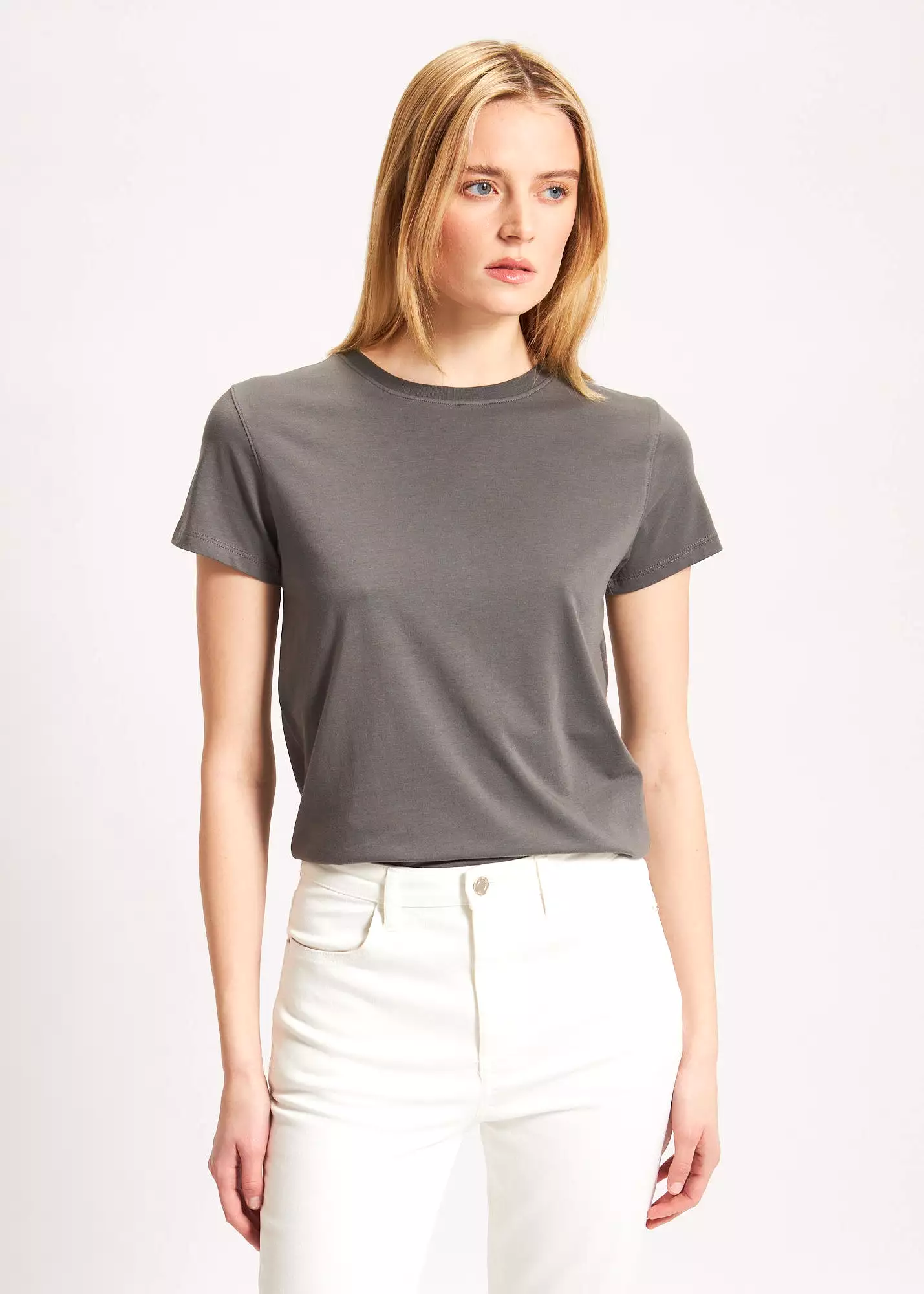 PIMA COTTON STRETCH SLIM T-SHIRT