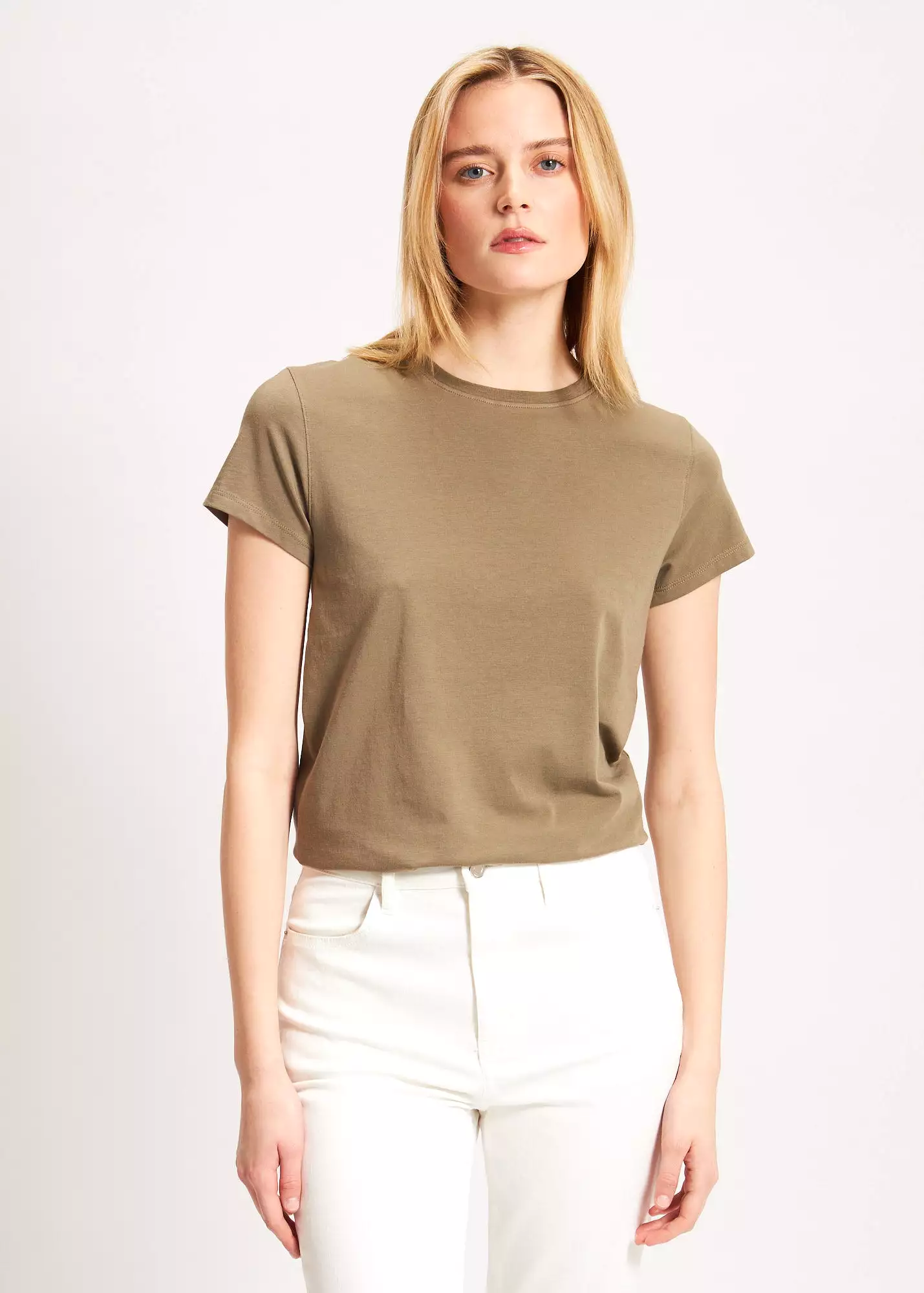 PIMA COTTON STRETCH SLIM T-SHIRT