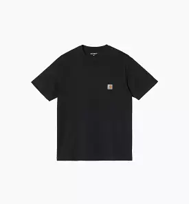 Pocket Tee Mens Short Sleeve Shirt - Black