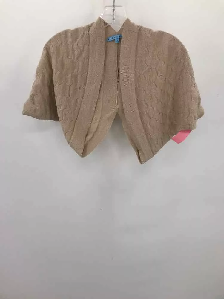 Pre-Owned Antonio Melani Tan Size Small Cropped Sweater