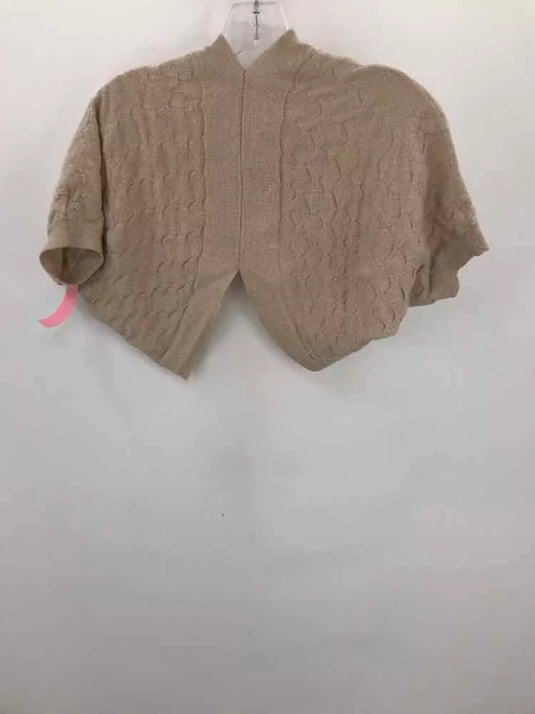 Pre-Owned Antonio Melani Tan Size Small Cropped Sweater