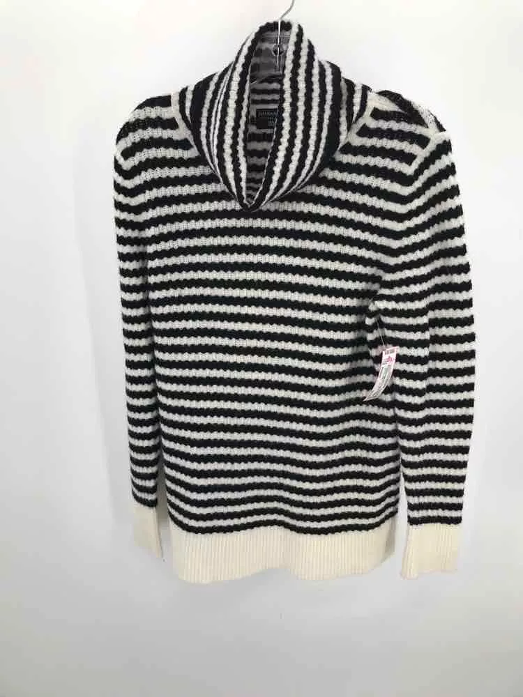 Pre-Owned Banana Republic Filpucci White Size Medium Stripe Sweater