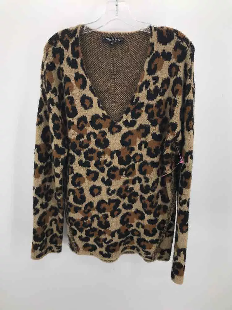 Pre-Owned Central Park West Tan Size Medium Sweater